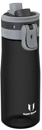 Super Sparrow Trinkflasche - Tritan Wasserflasche - 750ml - BPA-frei - Ideale Sportflasche - Ein-Klick Schnellfluss TouchGulp Trinkflaschen - Leicht, Nachhaltig
