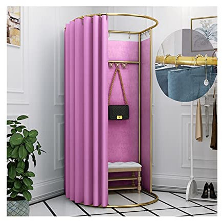Tragbares Umkleidezelt mit bedrucktem Design für Veranstaltungen und Partys, ideal als Kleiderschrank oder Stand, kompakte und praktische Kabine, Trockentoilette für den Außenbereich (Farbe: Neutral,