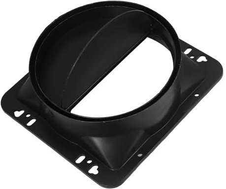 Mikikit Portable Exhaust Fan Kitchen Non-return Valve Cap with Wide Compatibility and Heat-resistant Abs Material, for Home Kitchens and Restaurants a Reliable Range Hood Accessory