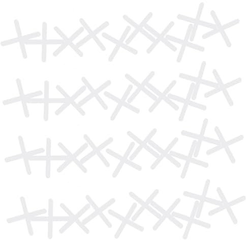 OSALADI 1000pcs Tile Spacers Cross Shaped Tile Positioning Clips for Floor and Wall Installation Leveling System for Accurate Grout Lines and Professional Finish