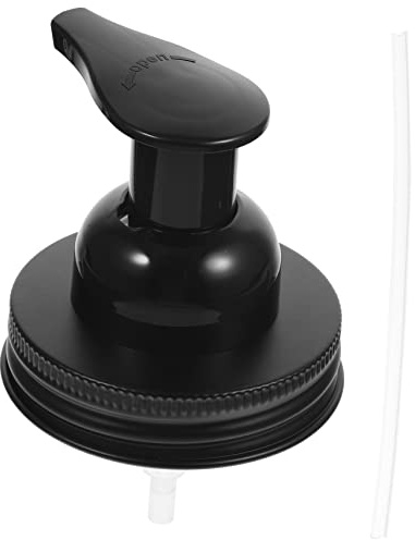 SWOOMEY Stainless Steel Jar Pump Replacement Lid 70mm Foam Dispenser Head for Lotion Soap Bottle Pump Accessories Bathroom Kitchen
