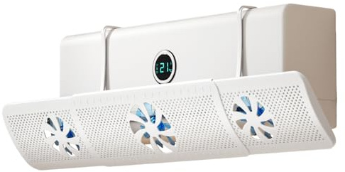 HunicandIU Desviador de Aire,Regulador De Rejilla De Ventilación Con 3 Aspas - Deflector para Automóvil Hogar Dormitorio Salón Oficinas Autocaravana Camping Exterior
