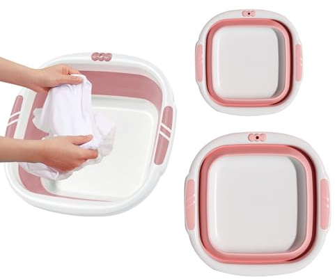 Catino Lavabo Pieghevole | Lavastoviglie Portatile | Per Bucato Vasca Pediluvio Portatile