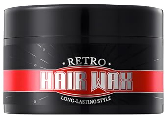 Cera Capilar Texturizante Mate, Sujeción Fuerte para el Cabello de Hombres, Strong Hair Wax, Pomada para Peinados con Textura Natural, Suaviza y Elimina los Enredos, Apto para Todo Tipo de Cabellos