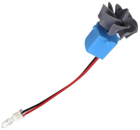 Gettimore Small Wind Turbine Generator Motor for Educational Science Projects, Hydroelectric Water Wheel Model with 0.05-0.5V DC Output, Plastic DIY Kit for Students and Kids, 16.5x16x16mm, 1 Pack