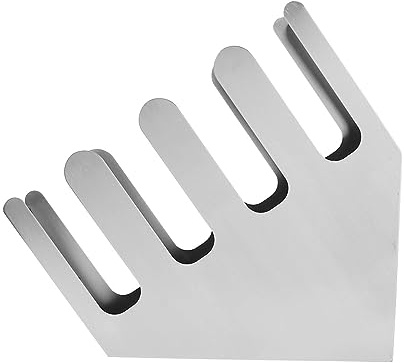 Tnfeeon Portavasos de 4 Compartimentos Organizador de Bebidas de Acero Inoxidable Montable en la Pared Peso de 6.4 Libras para Estaciones de café Bares Restaurantes Almacenamiento en la Encimera