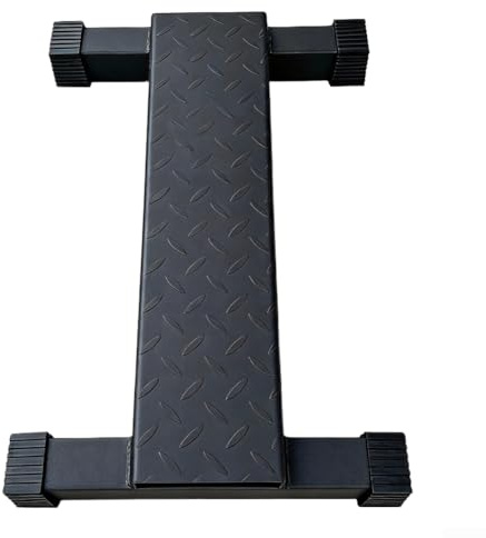 Máquina de barra de elevación de pantorrilla de acero para ejercicios de sentadillas y estiramiento, bloque de talón resistente con pedales antideslizantes para entrenamiento de fuerza, ejercicio de
