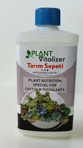 Tarim Sepeti Plant Nutrition Special for Cactus & Succulents, 500ml | Boost Growth & Health | Essential Care Formula | Ideal for Indoor and Outdoor Gardening