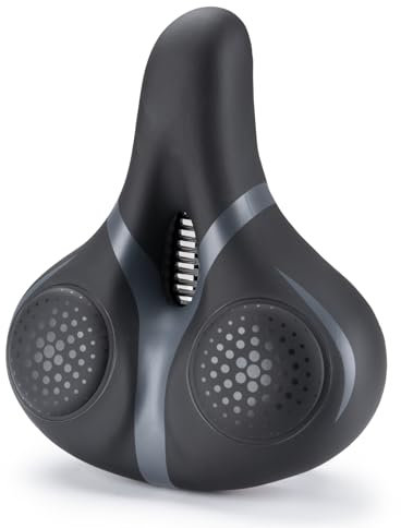 Fahrradsattel, breiter, weicher, komfortabel atmungsaktiv stoßdämpfend, Ergonomisch Fahrrad Sattel Fahrkomfort fahrradsattel Herren und fahrradsattel Damen, Gravel Bike, MTB, e Mountainbike