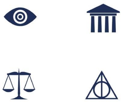 Tattwo.me – Temporäre Tattoos für Erwachsene und Kinder, hält 2 Wochen, wasserfest – 4 Symbole (zum Ausschneiden) – Pflanzliche Tinte – EU-Kosmetik-Zertifikat – (P1001)