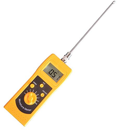 Misuratore di umidità portatile, DM300S 5% -90% di umidità relativa del carbone in polvere tester dell'umidità del carbone Scorie Moisture Meter chimica Polvere del tester di umidità per legno, legna