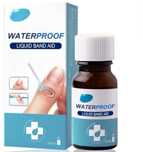 Skin Liquid Waterproof Plasters,Waterproof Skin Glue for Cuts & Scrapes,Quick Dry Gel Liquid Plaster,Breathable Protective Film,Wound Glue Waterproof and Breathable,Useful Skin Glue for Wounds Human