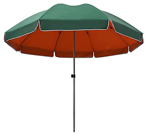 LSLYTQ Large Garden Parasol, Round Patio Umbrella, UV Protection UPF50+ Balcony Umbrella, Suitable for Commercial Stalls, Beaches, Barbecues, Camping good