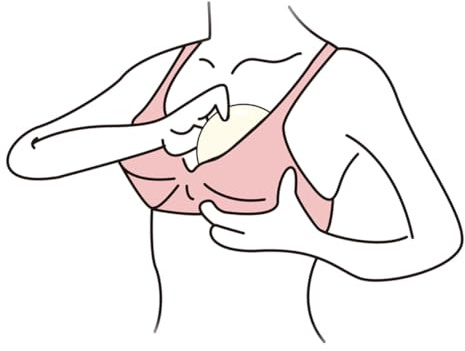 Milisten 8stücke Bambus Stilleinlagen Wiederverwendbare und Auslaufsichere Einlagen aus Bambus Weiche Einlagen für Brustwarzen