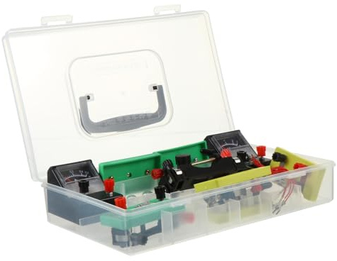 POPETPOP Kit de Experimentos Eléctricos para Herramientas Físicas Educativas para Aprendizaje de Electricidad Escolar y Hogar Equipo Didáctico para Experimentos de Física Color Aleatorio