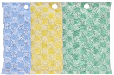 Ylnailky Torchon en Fil Métallique Non Rayant - Chiffon de Vaisselle en Fil Métallique - Éponge Réutilisable Non Abrasive Absorbante Double Face | pour Cuisinière Cuisine Professionnelle Plan de