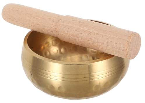Healifty Cuenco de Sonido de Martillado Mano Mini Cuenco Tibetano para Meditación Yoga y Relajación para Mujeres y Principiantes