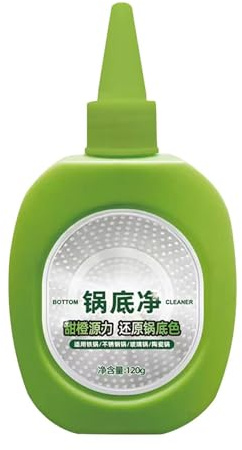 Pulitore per il Fondo delle Pentole, Pulizia Profonda Con Estratti Vegetali, Pulitore Per Fondo Di Pentole Bruciato, Per Ceramica Ghisa E, Rimuove Ruggine E Bruciature Grasso