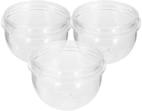 HONMEET Accessoires pour Tunnel à Hamster 3 Pcs en Plastique, Bouchons de Tuyau pour Cages de Souris, Maintient Une Bonne Circulation d'Oxygène Couleur Aléatoire