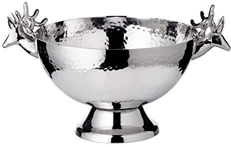 EDZARD Cuenco pequeño Ciervo L 22 cm Fuentes Decorativas, Multicolor, Único