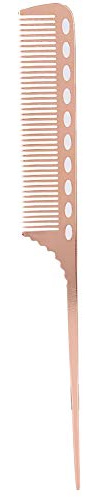 Tail Comb, Salon Anti static Hair Comb for Sectioning, Backcombing and Intricate Styling(Rose red)