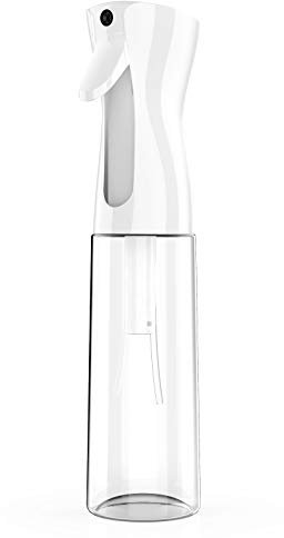 GeeRic pulverizador agua peluqueria,300 ml Frascos de spray Botella de spray para el cabello Fina Niebla Pulverizador Continuo Pulverizador para peinado, plantas, mascotas limpieza