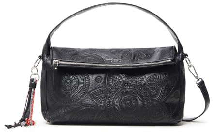 Desigual Borsa da donna Bols_Deja Vu Narbonne FLA, Nero, taglia unica