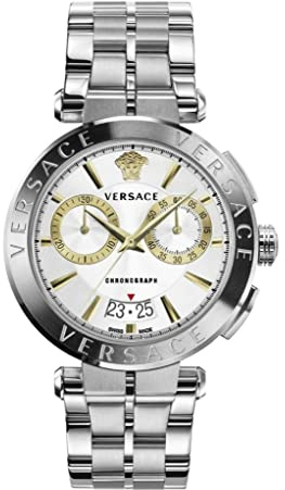 Versace Herrenuhr Chronograph aus Edelstahl - VE1D00919