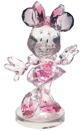 Enesco Disney Facets Figurine Minnie Mouse posant 10 cm Rose, 3.94 Inch