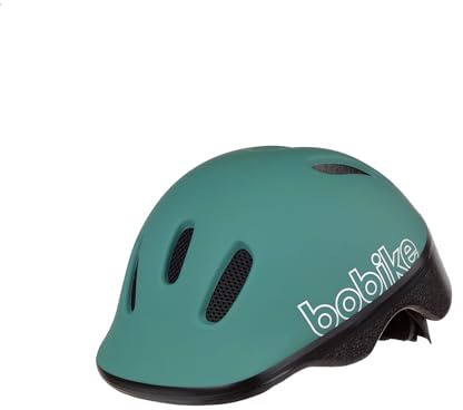 BOBIKE 8740200067 - Casco da bicicletta GO per bambino regolabile taglia XXS (44-48 cm) che si combina perfettamente con i seggiolini di sicurezza GO in a colori Peppermint