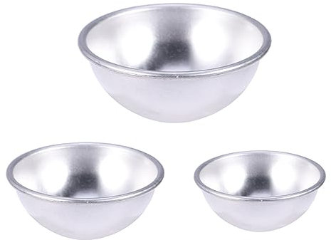 BESTonZON Stampo per Budino Stampo a Semicerchio 6 Pezzi per Dolci Mousse Fondente Pasta di da Te