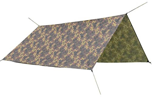 RajoNN Zeltplane, Outdoor-Camping-Plane, Regenfliegenzelt-Plane, leichte Camping-Unterkunft, Wanderzelt-Plane, Plane (3 x 5 m)