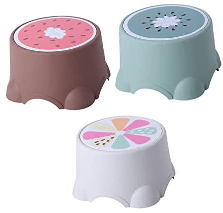 3st Niedriger Hocker Stühle Für Kleinkinder Kinder Hocker Bad Footstools Bad Nicht Slip Hocker Kleinkind Aktivit?t Stühle Esstisch Stühle Kleinkindertisch Verdicken Babystuhl Pp