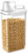 Fyfjur Tarros Cocina, Botes Cocina Almacenaje, Botes Legumbres Cocina, Botes Cocina Almacenaje de Plástico de Alimentos Sellados con Tapa, Se Utiliza para Arroz, Harina, Almacenar Cereales (2300ml)