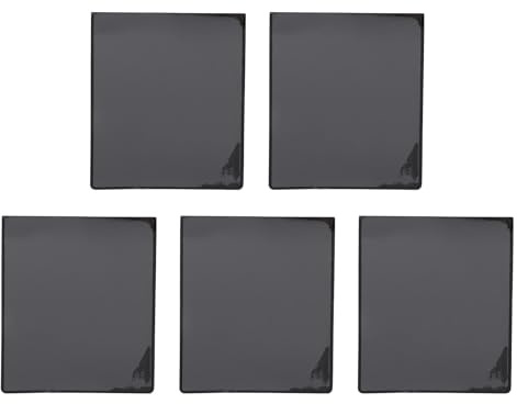 5 Pack Magnetic Picture Frame,Reusable Magnetic Photo Frames for Refrigerator,Black Magnetic Picture Pockets Frames for Home Office