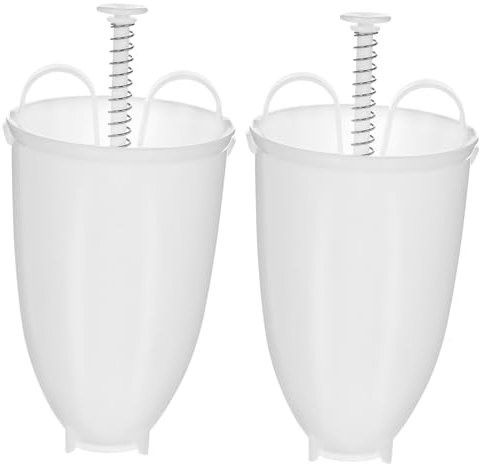 Hoement 2pcs Doughnut Maker Mold Donuts Mould Hand-squeezed Diy Pastry Baking Tool White for Kitchen Dessert Baking