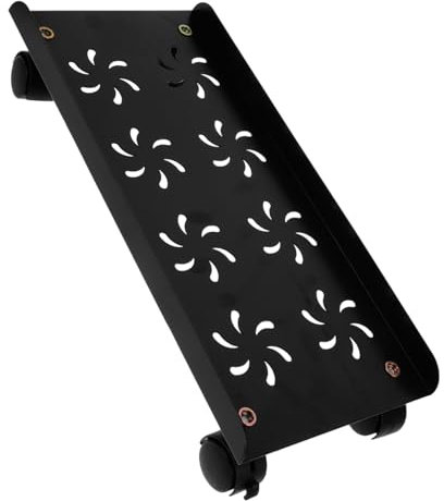 HOMSFOU Soporte De Ordenador con Diseño Simple y Práctico Soporte Móvil para Computadora De Piso
