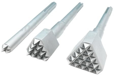 SDS Plus 6/22/33 denti martello elettrico scalpello pala for piastrelle mattoni cemento strumenti di rimozione muro Per demolizione, scavo di trincee, scalpellatura(22 Teeth)