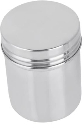 Gcljlmy Lata de café de cocina portátil con tapa hermética de acero inoxidable sellado para caramelos, aperitivos, nueces (S)