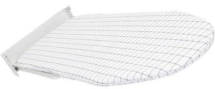Xanorrg Práctica Tabla De Planchar Plegable con Estructura Acero Y Cubierta Algodón Altura Ajustable Montada En La Pared Almacenamiento Compacto Tabla Planchar Plegable Montada En La Pared