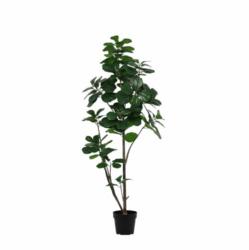 Ficus lyrata Plante artificielle 150 cm - Grande figuier de violon décorative - Plante d'intérieur sans entretien pour salon, bureau et zone de réception