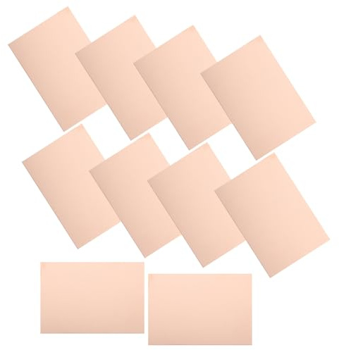 GETAJGHSD 10 Stück Kupfer Leiterplatten Prototyping Board aus Fiberglas Kunstharz Beige Statisch Resistent und Leicht zu Löten für Elektronische Experimente und Projekte