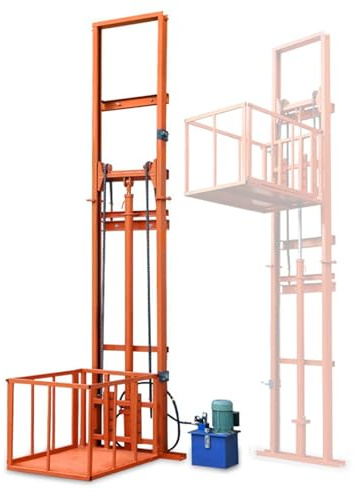 Plataforma elevadora industrial for montacargas con parada en cualquier lugar, con control remoto por radio for almacenes, muelles, construcciones de acero(Hydraulic,3m/9.8ft)