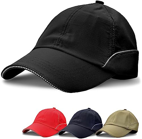 CAPCOOL Baseball Cap [100% UV-Schutz] Verstellbar für Herren und Damen - Atmungsaktiv, Einfarbig, Unisex - Verschiedene Größen/Farben für Sommer/Winter
