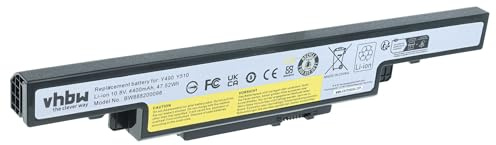 vhbw Akku kompatibel mit Lenovo IdeaPad Y590P | Y590N Notebook (4400 mAh, 10,8 V, Li-Ion)