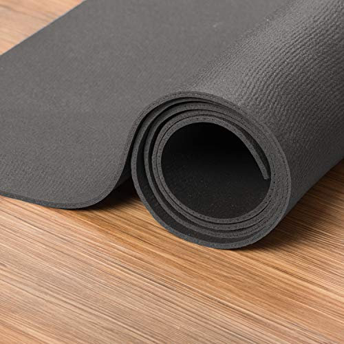 XXL Yogamatte in Grau in verschiedenen Größen, schadstofffreie Yogamatte in grau, besonders groß und breit, OEKO-Tex 100 zertifiziert und rutschfest