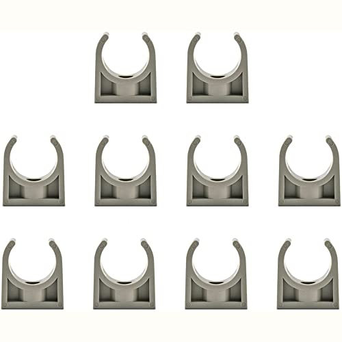 10 Stück 20mm DN15 Rohrschelle Klemmschelle, PPR U Förmige Wasserversorgung Rohrclip Rohrschellen Wasserrohr Feste Clips aus Kunststoff