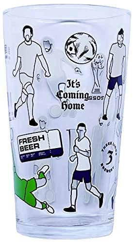 England Football Team Pint Glass