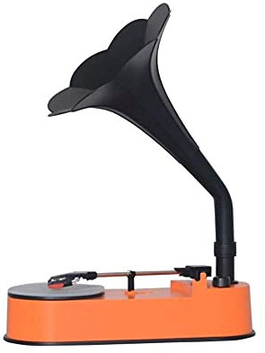 Giradischi retrò, carillon con altoparlante a tromba grammofono Symphony altoparlanti Bluetooth con subwoofer integrato