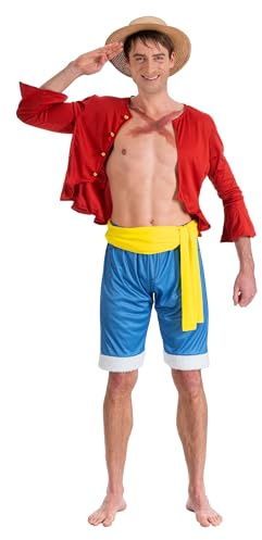 Chaks - Costume di Rufy, set di costumi anime, cosplay